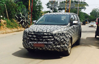 Next-gen Toyota Innova Spied In India Again! Next-gen Toyota Innova Spied In India Again!