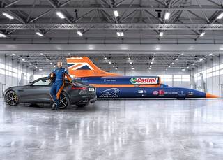 New All-Wheel drive Jaguar F-Type R helps Bloodhound SSC