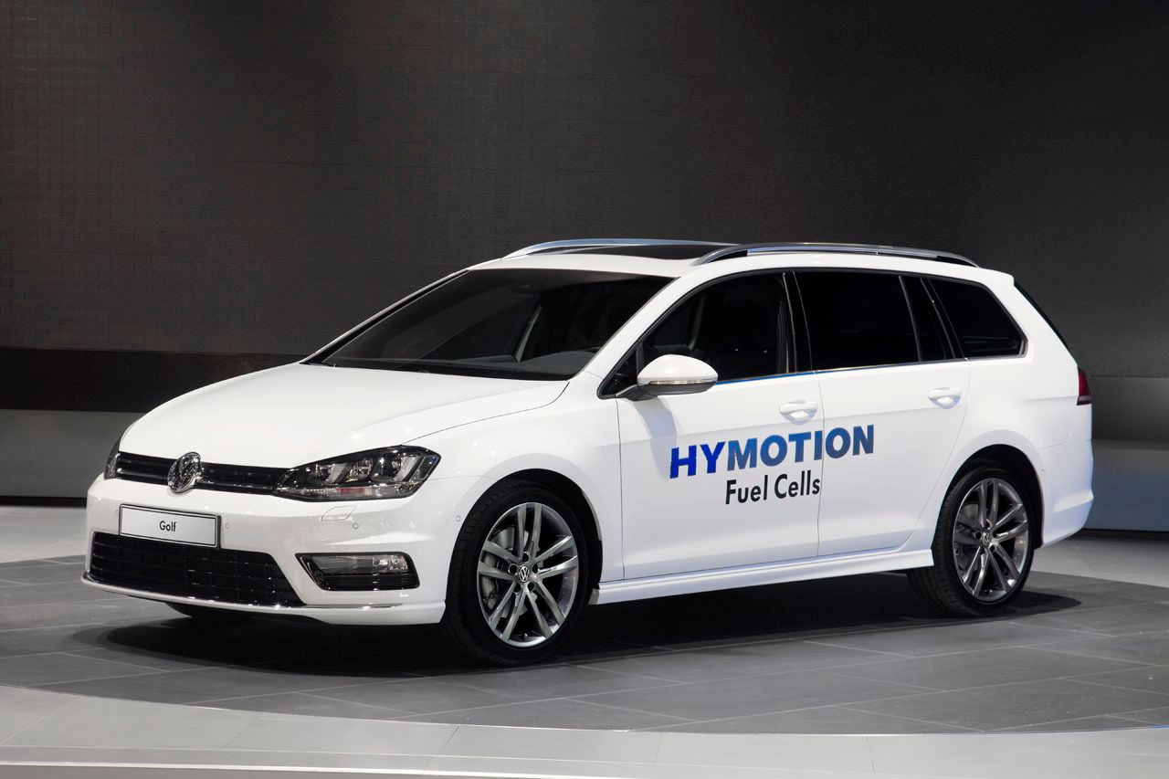 Volkswagen Golf SportWagen HyMotion fuel cell concept revealed