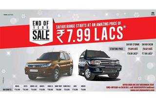 Avail Rs 95,000 Discount on Tata Safari Storme Avail Rs 95,000 Discount on Tata Safari Storme