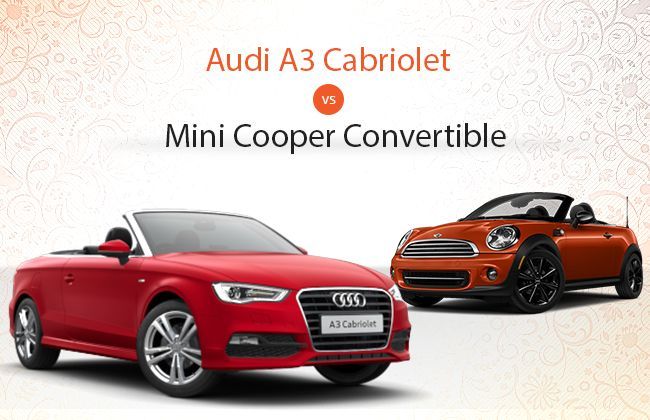 Audi A3 Cabriolet vs Mini Cooper Convertible