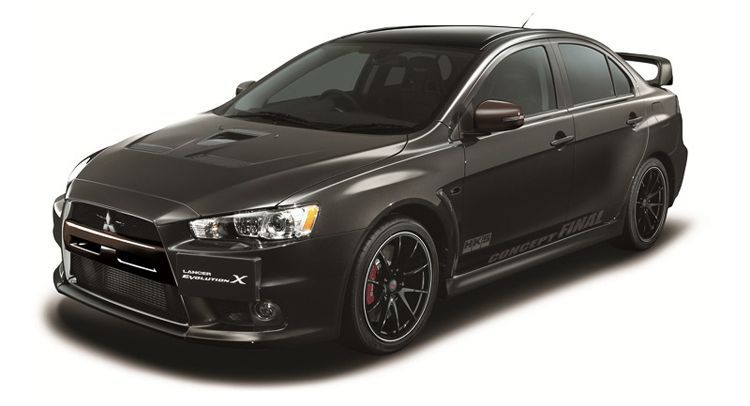 Mitsubishi Lancer Evolution X 黒 Mitsubishi Lancer Evolution X 'Final Concept' breaks cover