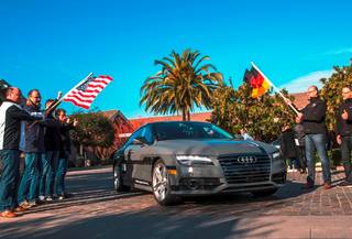 Audi A7 piloted driving concept drives from Silicon Valley to Las Vegas