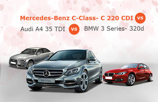 Mercedes-Benz C-Class- C 220 CDI vs Audi A4 35 TDI vs BMW 3 Series- 320d