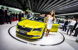 #2015GenevaMotorShow: Skoda Makes Public Debut of the New Superb! #2015GenevaMotorShow: Skoda Makes Public Debut of the New Superb!