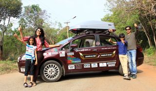 15,000 kms in 99 days; Family Travelling from Bangalore to Paris in Fiat Linea T-JET