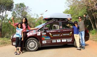 15,000 kms in 99 days; Family Travelling from Bangalore to Paris in Fiat Linea T-JET 15,000 kms in 99 days; Family Travelling from Bangalore to Paris in Fiat Linea T-JET