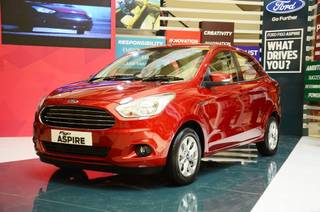 Ford Figo Aspire showcased in Chennai