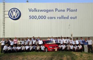 Volkswagen India Rolled Out 5,00,000th Car- The Red Polo GT TSI