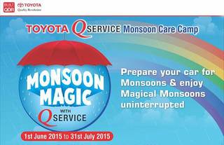 Toyota To Bring Monsoon Care Camp From 1st July to 31 July 2015