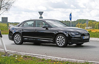 2016 Audi A4 Spied Without any Camouflage