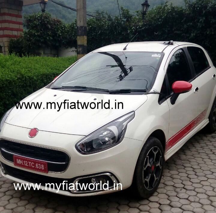 Fiat Abarth Punto EVO Spotted Testing in India