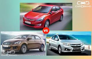 Honda City Vs. Hyundai Verna Vs.Maruti Suzuki Ciaz : Sales Battle