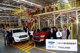 India Bound: 2015 Ford Endeavour enters production in Thailand