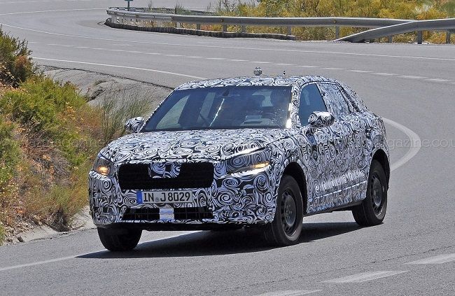 Audi Q1 spied for the first time