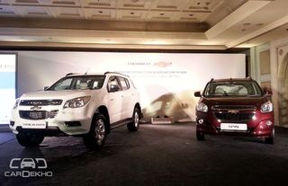 Chevrolet unveils Trailblazer & Spin; $ 1 Billion to be invested in India