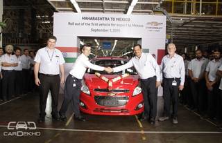 GM India Rolls out First Beat for Export to Mexico