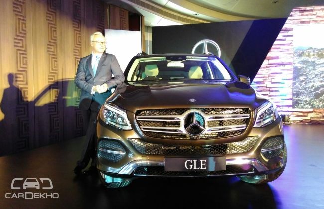 Mercedes-Benz GLE SUV launched at Rs. 58.9 lacs