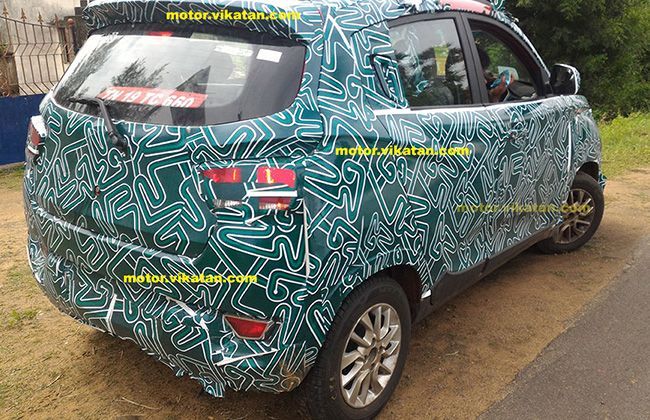 Mahindra S101 Spied with New Alloy Wheels
