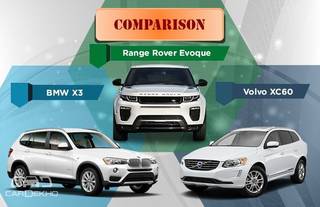 ஒப்பீடு: ரேஞ்ச் ரோவர் இவோக் vs வோல்வோ XC60 vs BMW X3