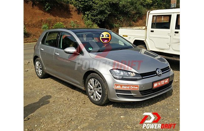 Mark-7 Volkswagen Golf Spied on Indian Streets; Is This the Abarth Punto Effect?