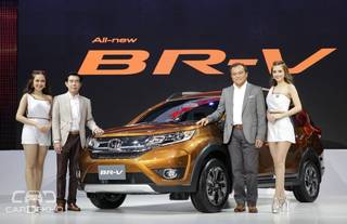 Honda Showcases BR-V in Thailand; Coming to India in Feb'16 -2015 Thailand Motor Show Live