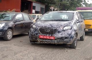 Datsun RediGO Spied Again in Chennai!
