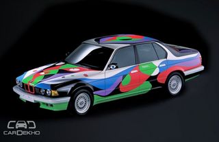 BMW #17 Art Car Showcased at 2016 Art Fair