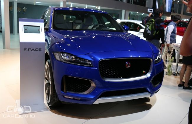 Jaguar Showcases F-Pace SUV at 2016 Indian Auto Expo
