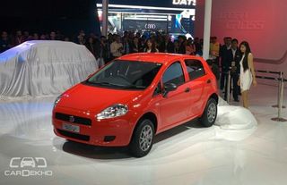 Fiat Punto Pure Launched at Rs. 4.49 lac at 2016 Auto Expo