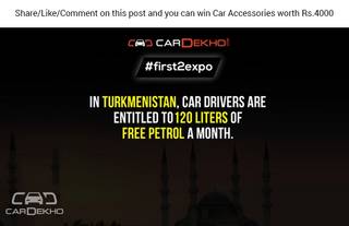 CarDekho presents #first2expo contest