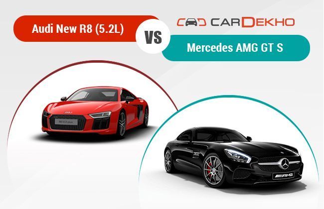New Audi R8 vs Mercedes AMG GT S: Who makes it to the finish line?