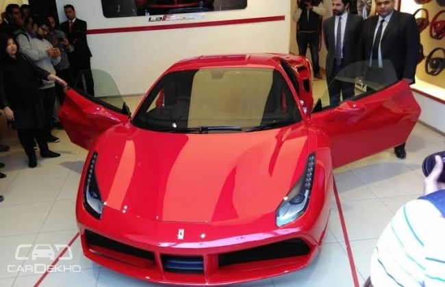 Ferrari 488 GTB Launched at Rs. 3.88 crore