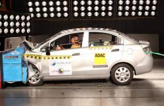 Chevrolet Sail Sedan Scores Zero-Star in LATIN NCAP Crash Test