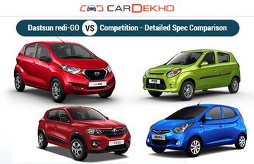 Datsun redi-GO Vs Alto, Kwid And Eon - Spec Comparison Datsun redi-GO Vs Alto, Kwid And Eon - Spec Comparison