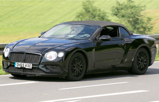 Next-Gen Bentley Continental GT Convertible Spotted Testing