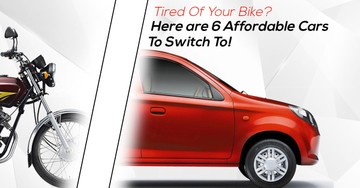 Tired Of Your Bike? Here are 6 Affordable Cars To Switch To! Tired Of Your Bike? Here are 6 Affordable Cars To Switch To!