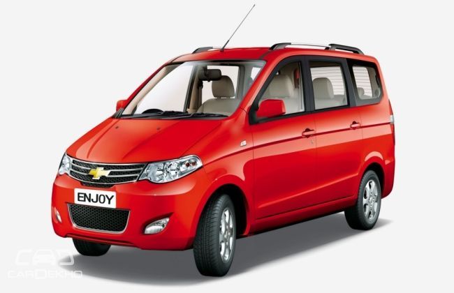 Chevrolet Enjoy Prices Slashed By Up To 1.93 Lakh!