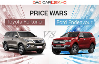 Price Wars: Toyota Fortuner vs Ford Endeavour