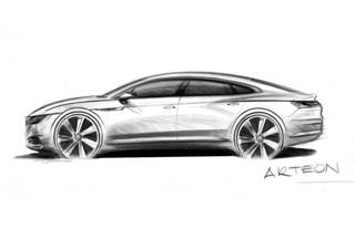 Volkswagen Teases Arteon Ahead Of Geneva Debut Volkswagen Teases Arteon Ahead Of Geneva Debut