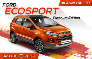 Ford EcoSport Platinum Edition Launched At Rs 10.39 Lakh