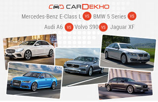 Mercedes-Benz E-Class LWB Vs BMW 5 Series Vs Audi A6 Vs Jaguar XF Vs Volvo S90: Spec Comparison