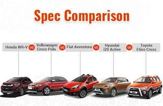 Honda WR-V Vs Hyundai i20 Active Vs Fiat Avventura Vs Toyota Etios Cross Vs Volkswagen Cross Polo: Spec Comparo