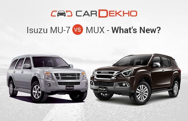What’s More On Offer In The New Isuzu MUX Over The MU7?