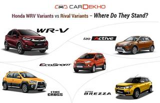 Honda WRV Variants vs Rival Variants – Where Do They Stand?