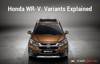 Honda WR-V: Variants Explained