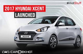 2017 Hyundai Xcent Facelift Launched At Rs 5.38 Lakh 2017 Hyundai Xcent Facelift Launched At Rs 5.38 Lakh