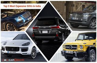 Top 5 Most Expensive SUVs In India