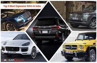 Top 5 Most Expensive SUVs In India Top 5 Most Expensive SUVs In India
