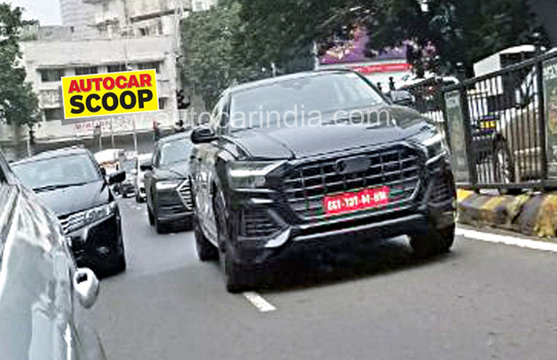 Upcoming Audi Q8 Spied In India